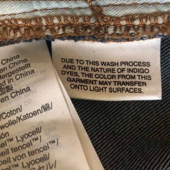 Madewell Jeans Womens 35T Blue  Tall Curvy High Rise Skinny Dark Wash‎ Stretch - Picture 10 of 14